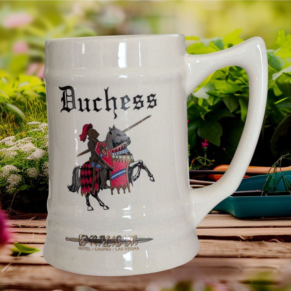 Excalibur Hotel Casino Las Vegas Nevada Duchess Beer Stein Mug Bar Medieval